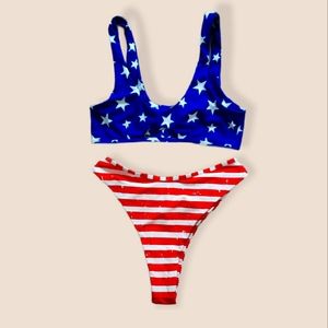🇺🇸 American Flag Cheeky Bikini